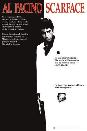 Poster film Scarface (Maxi 61 x 91.5cm)