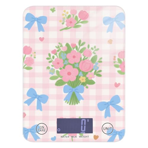 Bilancia digitale per alimenti da cucina, 5 kg/5 g, con 4 unità per spezie e arrosti, pesa para comida