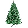 Abaodam Kunstmatige Kerstboom Eenvoudig Te Monteren Groene Kerstboom Metalen Stand Versleutelde Bladeren Opvouwbare Base