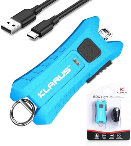 klarus Mi2 Torcia portachiavi ricaricabile LED, 40 Lumen, Piccolo, Luce, Torcia