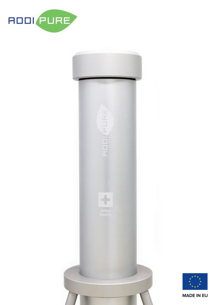 Extraktor PEO 240 * 50, höhenverstellbar, Lebensmittel echtes Aluminium, eloxiert. Füllmenge bis zu 120g. 3-lagiges Filtersystem für höchste Reinheit.