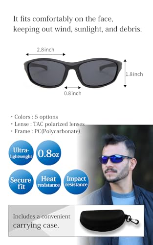 valeria Polarised Sports Sunglasses TAC Lenses Hard Case Included TYPE23