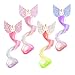 AirSMall 4Pcs pinces à cheveux licorne,clip d'extension de cheveux,dégradé de couleur,néon accessoires de cheveux en épingle à cheveux avec perruque pour les filles Princesse fête d'anniversaire
