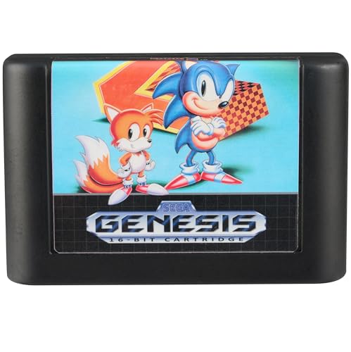 Console Heroes Sonic the Hedgehog 2 Collectible Diorama Playset – Mini Sonic & Tails Figures with Emerald Hill Zone Scene – Retro SEGA Genesis Cartridge by Console Heroes - Image 3