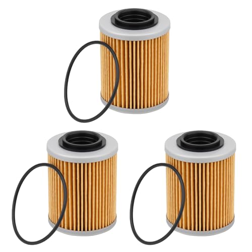 3PCS 0800-011300-0004 Oil Filter & O Ring for CFMOTO Cforce Zforce Uforce 400 500 600 800 900 950 1000 ATV/UTV Replace CFMOTO OEM 0800-011300-00030 Oil Filter