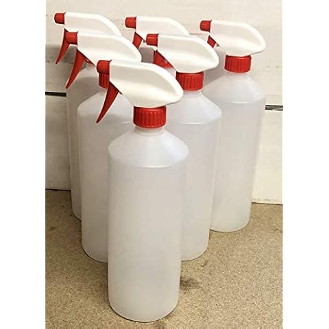 AUTO RAE-CHEM 6x1L Chemical Trigger Spray Bottles - Garden, Home & industrial Use Cover