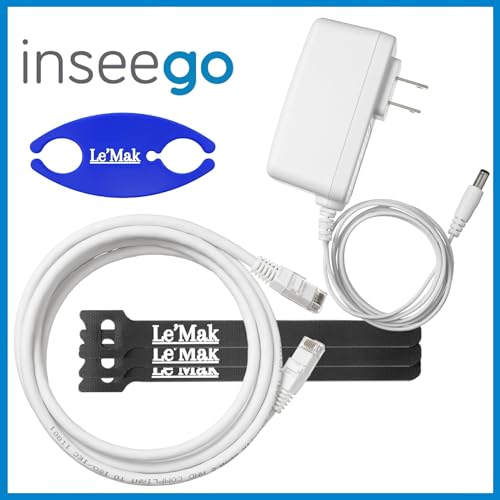 Image of Inseego Wavemaker FX2000 5G Router with Sim Card Slot for Enterprise, Business or Home, Up to 3.3Gbps, 32 Devices, WiFi 6 Internet, LAN Port, 5G Modem, 5G LTE Router - W /Le'Mak Cable Tie Kit
