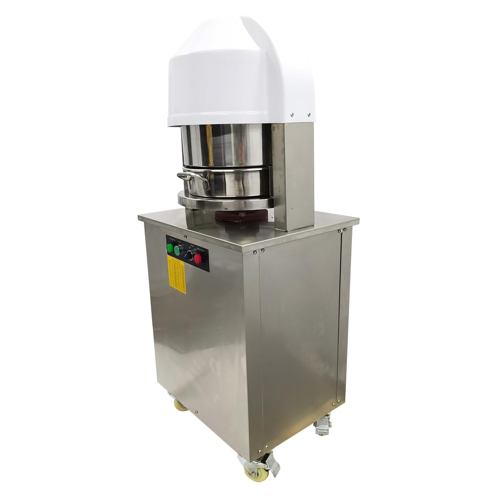 HQHAOTWU Electric Automatic Dough Divider 36pcs, Commercial Dough Dividing Cutting Machine, Stainless Steel Dough Cutter for Bakery, Pizzeria, 110V