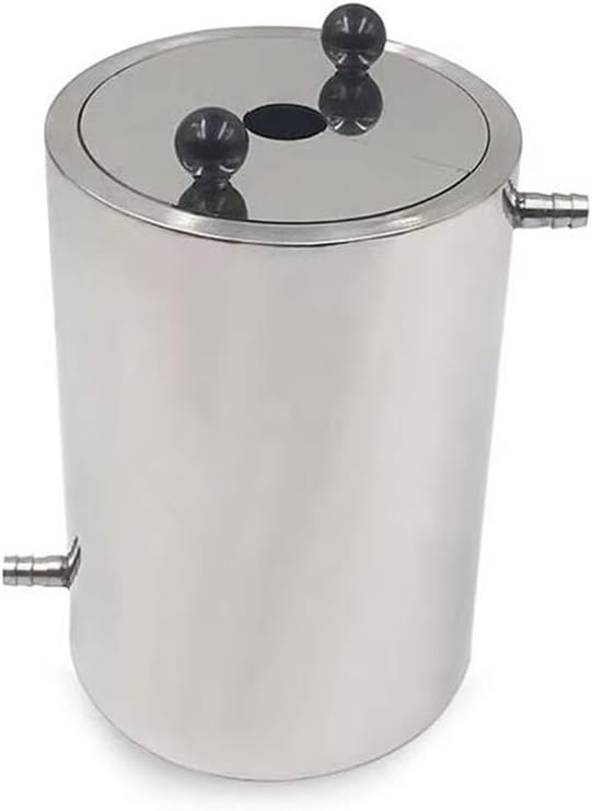 Stainless Steel Disperser Tank Double Layer Stirring and Grinding Cooling Bucket (3L)