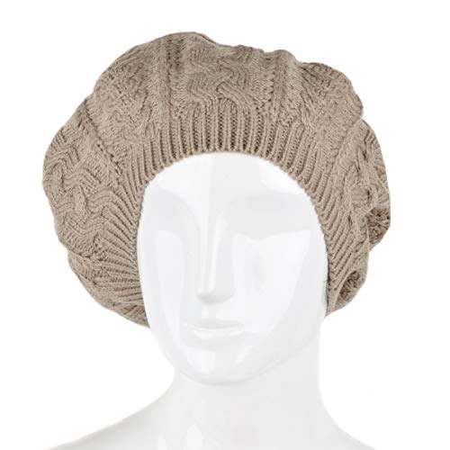 Image of Nollia Soft Knit Solid Color Beanie, Chic, and Lightweight Crochet Knitted Style Beanie Hat for Women, One Size Slouchy Hat