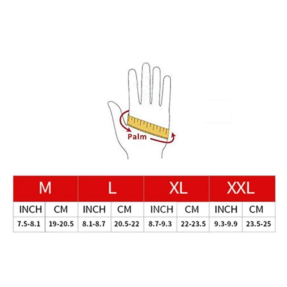 SBTXHJWCGLD Guantes calefactados 7.4V 2200mAh, Guantes eléctricos con batería Recargable, Pantalla LED de Temperatura para Esquiar en la Nieve, Patinaje sobre Hielo, Montar en Motocicleta, PES