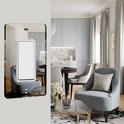 Silver Mirrored Acrylic Wall Plate Switch Light Cover Durable Decorative Outlet Covers Switch Plates And Outlet Covers #TOP3