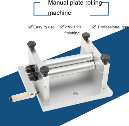 Doblar láminas de metal en casa con esta máquina manual de rodillos 3