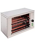 TOSTADOR PROFESIONAL 2 PISOS RESISTENCIAS DE CUARZO C/TERMOSTATO TD2T