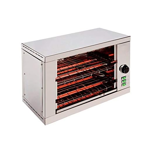 TOSTADOR PROFESIONAL 2 PISOS RESISTENCIAS DE CUARZO C/TERMOSTATO TD2T