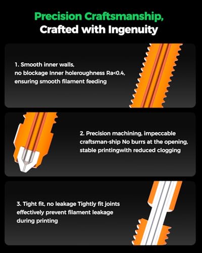 Image of Creality Official K2 Ceramic Heating Block Hotend Kit, with Quick-swap Nozzle Kit, Supports 300C High Temperature, All-Metal Integrated Design Extruder Hotend Kit for 3D Printers K2 Combo