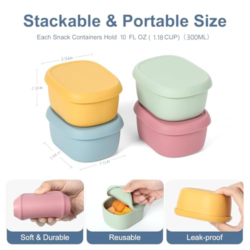 Portable Silicone Lunch Container