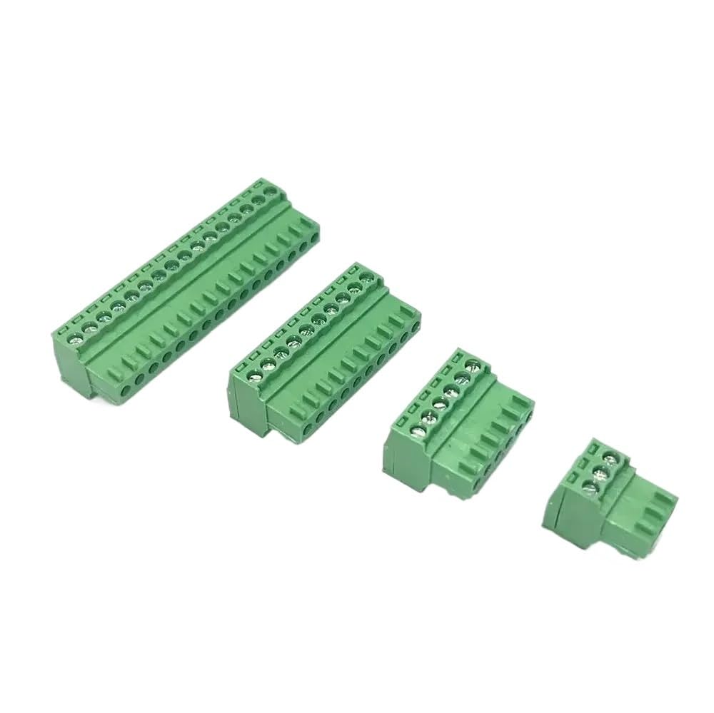 2,54 mm 2EDGRK 15EDGKP 2P/3P/4P/5P/6P/8P/12P-16PIN femmina maschio senza saldatura tipo PCB connettore terminale cavo (femmina solo 10 pezzi, 12P)