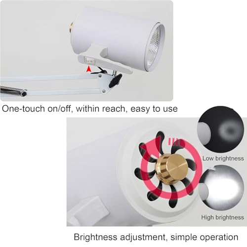 Lampe d'examen médical LED mobile et réglable en hauteur - 5