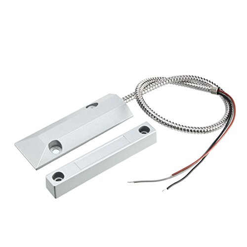 Image of uxcell Rolling Door Contact Magnetic Reed Switch Alarm with 3 Wires for N.O. /N.C. Applications OC-55