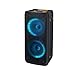 NK Bass Speaker - Altavoz Portátil Bluetooth | Potencia 46W | Batería Incorporada 4.400 mAh| USB | Karaoke | Luces Led Multicolor | Radio FM | Micrófono | Mando a Distancia | Color Negro