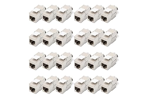 DIGITUS Keystone Module Silver Silver 24 - Pack