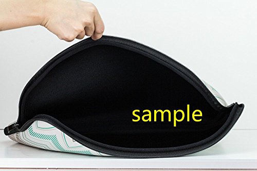 WECE Tropical Paradise Beach Scene with The Sea Theme Soft Water-Proof Neoprene Carrying Case Sleeve Bag for MacBook, MacBook Air/Pro 13 Inch All 13" Laptop Notebook(Two Sides)