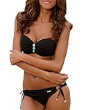 Lascana Damen Bügel-Bandeau-Bikini