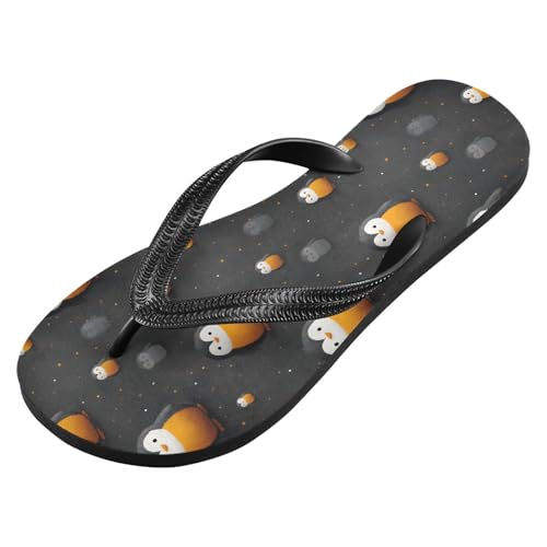 Flip Flop Sandals Lovely Penguin Print for Women Men Beach Outdoor XS2