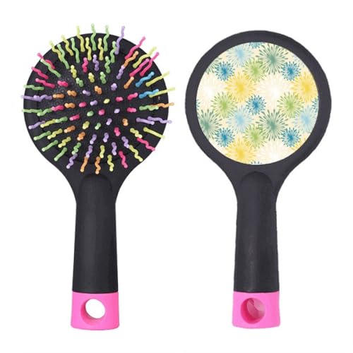 Brosse à cheveux démêlante pissenlit avec sa base coussin d'élite