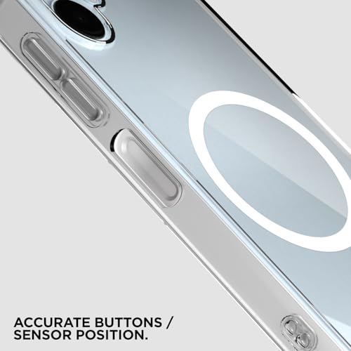 Image of Amazon Basics Back Cover for Samsung Galaxy F70e 5G | M07 | F07 | A07 | A07 5G Mag-Safe Shockproof PC + TPU Protective Case Magnetic Support Bumper Case (Transparent Mag-Safe)