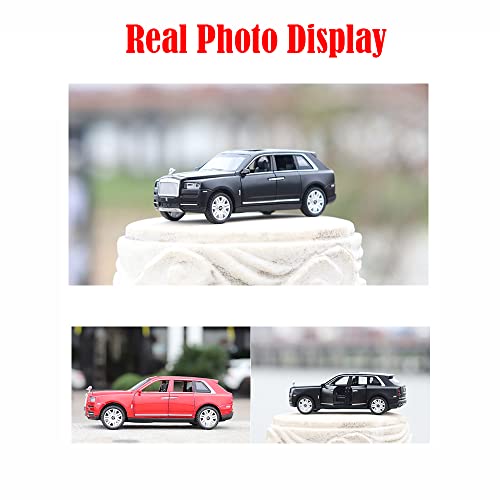 Black Rolls Royce Cullinan Toy Pull Back Vehicles Diecast Car Model With Light & Sound #TOP5