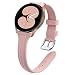 Produktbild KIMILAR Leder Armband Kompatibel mit Samsung Galaxy Watch 42mm/Watch Active/Active 2/Watch 4/4 Classic 40mm 44mm 42mm 46mm Armbänder Kompatibel mit Garmin Vivoactive 3/Forerunner 645/245/Vivomove HR