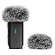 Geekria for Creators Furry Windschutzscheibe, kompatibel mit Hollyland Lark M1 Wireless Mic, Mic DeadCat Windschutz, Flusenabdeckung, Windschutzscheibe, Windgeräuschunterdrückung (grau/2 Stück)