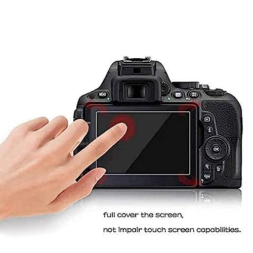 Screen Protector for Ricoh GR III GR III X GRIII GR 3 GR3 GR IIIx GRIIIx GR3x, 9H Hardness 0.3mm Ultra-thin Tempered Glass Screen, Full Coverage Edge to Edge Protection [3 Pieces]