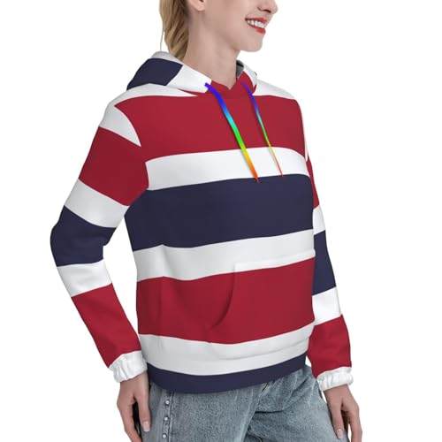 Sweat à capuche Thaïlande femme pull doux extensible et chaud - 3
