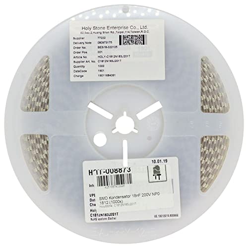 Condensateur 18000pF 200V 1812 NP0 C0G HolyStone C1812N183J201T 18nF