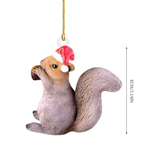 Christmas-Decorations-Christmas-Tree-Ornaments-Cute-Hanging-Ornaments-for-Christmas-Tree-Christmas-Decor-Indoors-Home-Party-Animal-Squirrel Christmas Decorations Christmas Tree Ornaments Cute Hanging Ornaments for Christmas Tree Christmas Decor Indoors Home Party Animal Squirrel