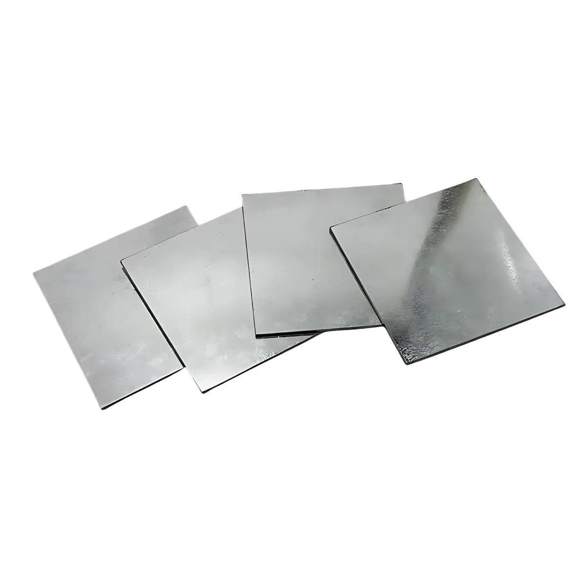 Blacha cynkowa 5N - Zn o wysokiej czystości ≥ 99,999%, 100 mm x 100 mm, wszechstronna blacha cynkowa 1 szt.(0.4mmx100mmx100mm)