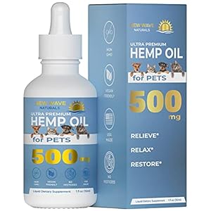Hemp Oil for Pets – 500mg – Promote a Healthy Lifestyle for Your Pet with The Best Hemp Oil for Pets – Non Flavored