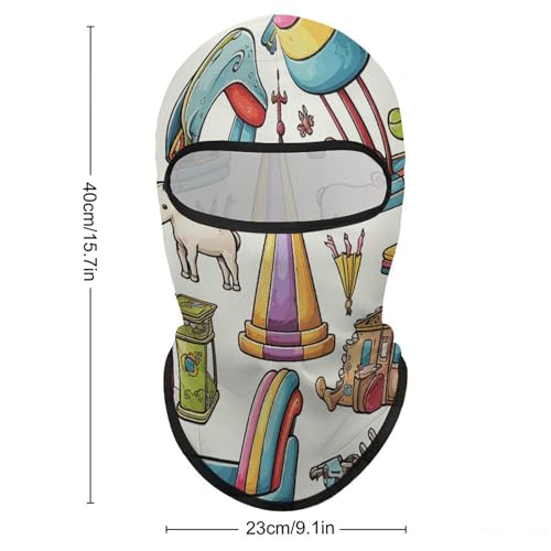 Balaclava Mask for Men Ski Mask for Women Amusement Toys Full Face Mask Face Cover for Cycling miniatura 2