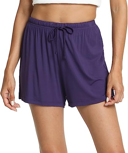 Image of GYS Women's Bamboo Viscose Cooling High Waisted Pajama Shorts
