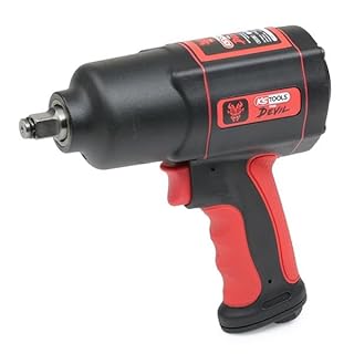 KS TOOLS 1/2 THE DEVIL Clé à molettes Pression forte, Noir/Rouge, 1/2 Zoll, max. Löse-Drehmoment 1600 Nm