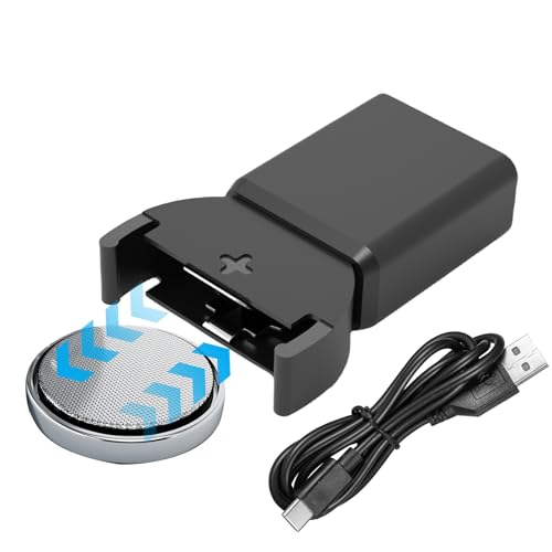 Cargador de batería recargable - Central eléctrica de pilas de botón USB, luz indicadora LED, cargador universal | Base de carga de batería de botón profesional Lir2032 Lir2025 Lir2016 Escenarios de d