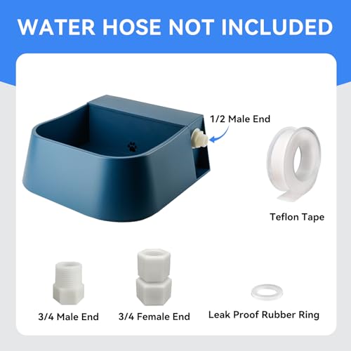 NAMSAN Distribuidor Automático de Água para Cães, Tigela de Água com Enchimento Automático para Gato