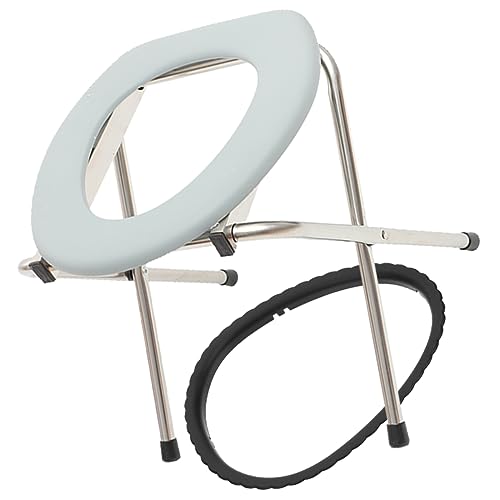 IWOWHERO 折りたたみ式トイレ用スツール 便器用スツール しゃがみ式トイレ用椅子 軽量 コンパクト設計 滑り止め 室内外兼用 妊婦 高齢者 排泄補助