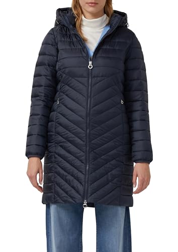 s.Oliver Packbarer leichter Mantel mit Zwei-Wege-Reißverschluss und abnehmbarer Kapuze