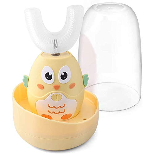 Sonic Elektrische Zahnbürste, 6-12 Jahre Alt Kinder Cartoon U Typ Whitening Zahnbürste