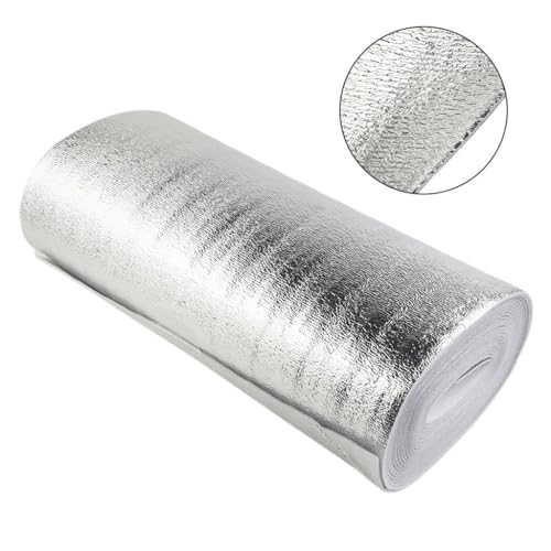 Película aluminizada PET de 10m evita pérdida de calor como aislante de radiador para hogar 3
