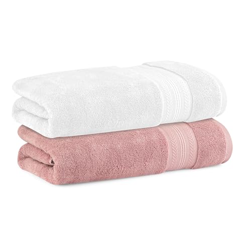 See full amazon price history chart for Himeya Pack of 2 Bamboo Towels - 600 GSM, 70 x 140 cm, Ultra-Soft & Eco-Friendly, Highly Absorbent, Perfect for Spa and Daily Use (Butter Pink and White) Himeya Pack of 2 Bamboo Towels - 600 GSM, 70 x 140 cm, Ultra-Soft & Eco-Friendly, Highly Absorbent, Perfect for Spa and Daily Use (Butter Pink and White) (B0D9M94JGW) Amazon Price History, Amazon Price Tracker